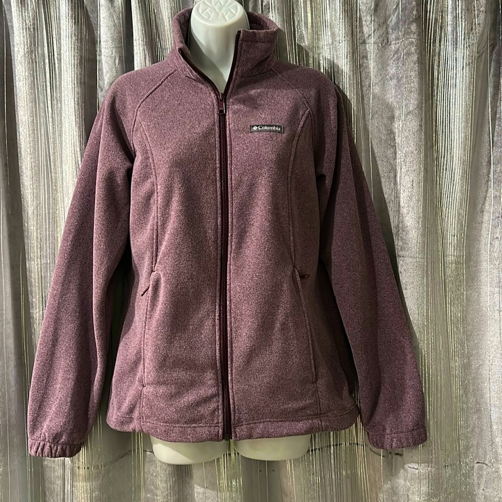Columbia Women's Park View Grid Full Zip Fleece Jacket SiZE S